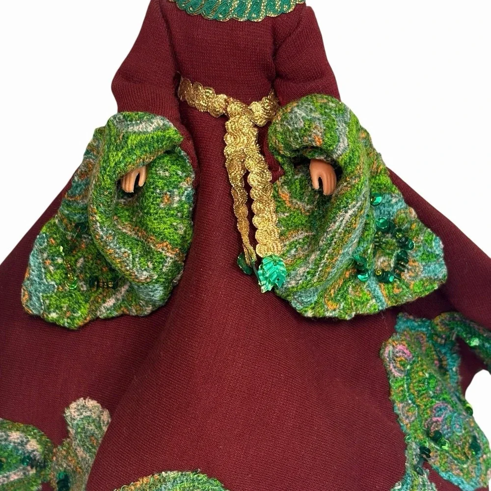 OOAK Tudor Renaissance Doll Gown & Veil - Fits‎ Barbie Fashion Dolls - Custom